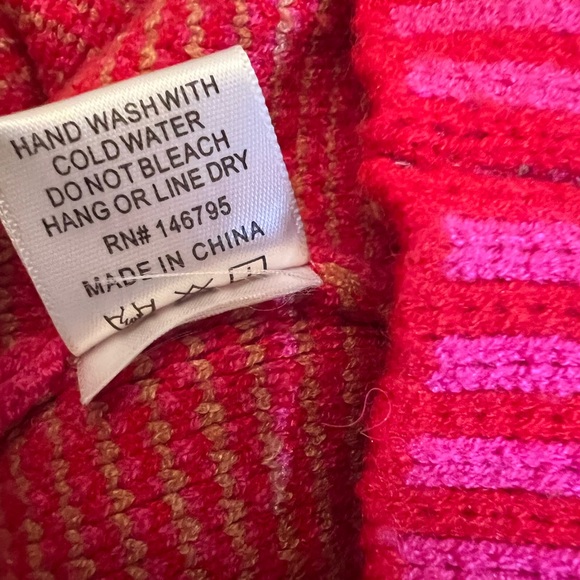 VICI Wild Heart Half and Half Leopard Red Pink Cardigan Medium - Picture 12 of 14
